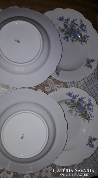Zsolnay, beaded-edged, forgettable deep plates