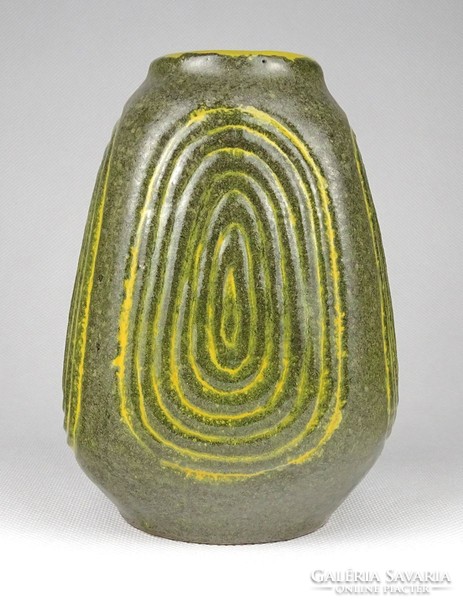 1I168 mid-century marked applied art retro ceramic vase 16 cm