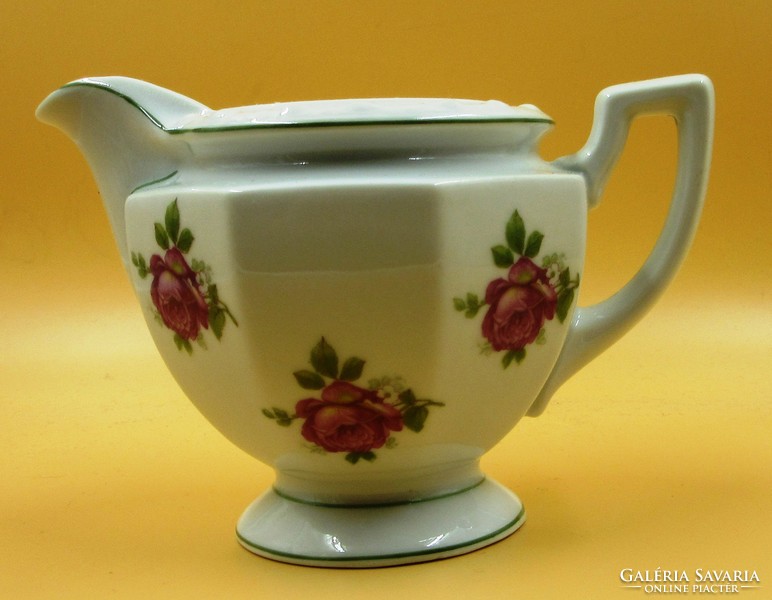 Zsolnay iris rose porcelain spout / Cluj-Napoca / marked 11.3 cm high
