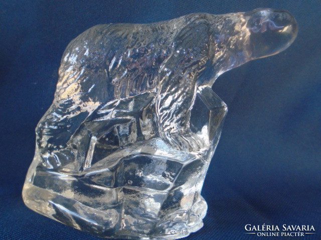 Something amazing is simply a beautiful and lovely costa swedish polar bear crystal glass creation