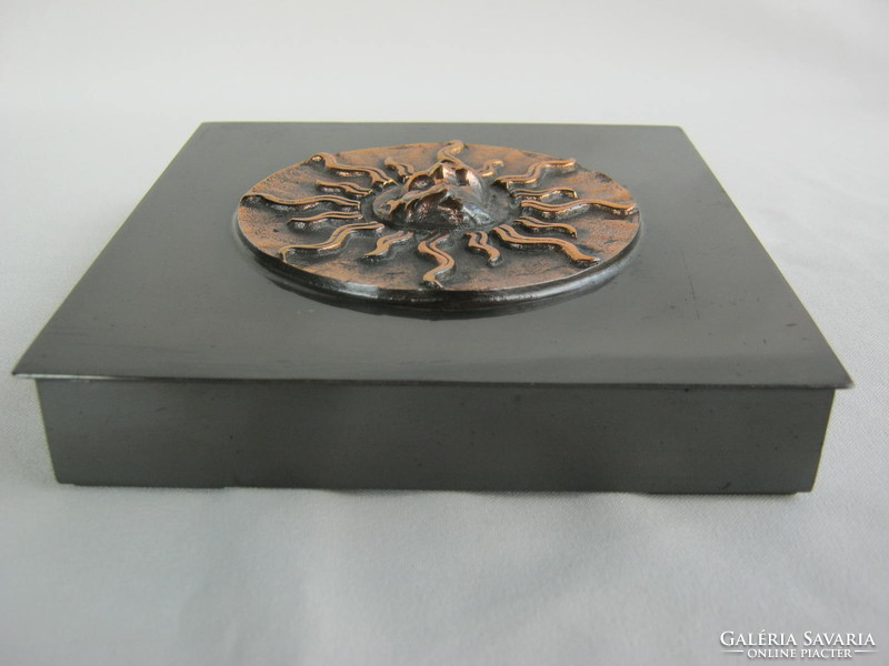 Retro ... otto Kopcsányi juried picture gallery industrial art bronze box gift box