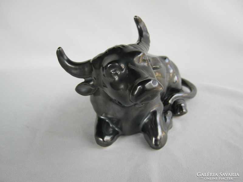 Bull buffalo is a larger ceramic figure