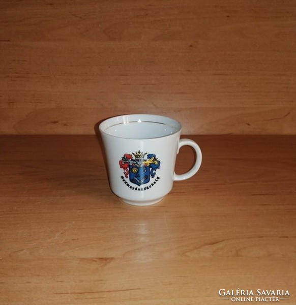Alföldi porcelán kávéscsésze Hódmezővásárhely felirattal, címerrel (14/K)