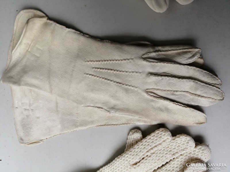 Antique women's gloves - 7 pairs