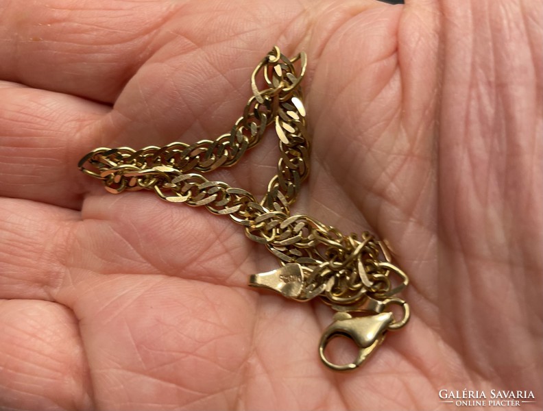 Gyönyörű 14 karátos 585-ös jelzett arany Midas karkötő