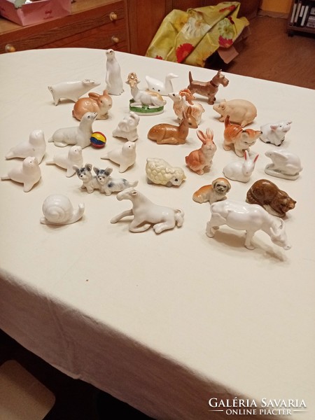 Mini porcelain animals