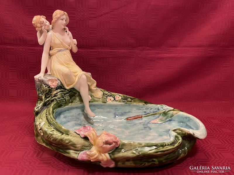 Old figural table serving