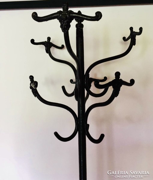 Art Nouveau antique cast iron hanger rare special
