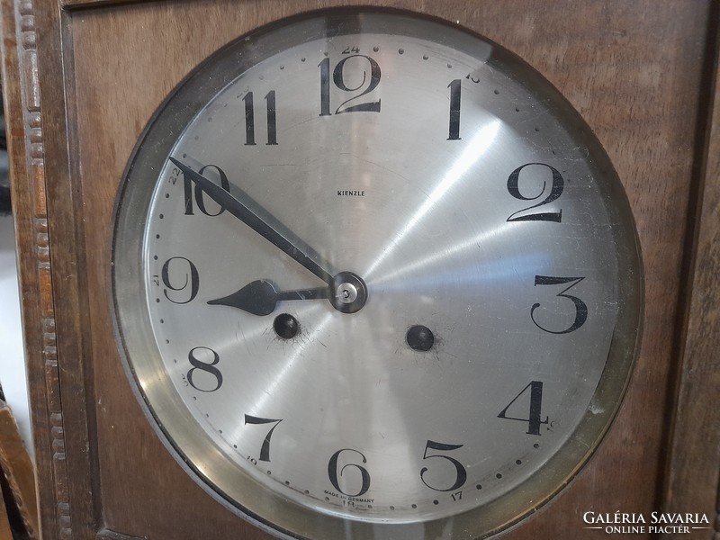 German germany kienzle half-clock wall clock with steel spring.