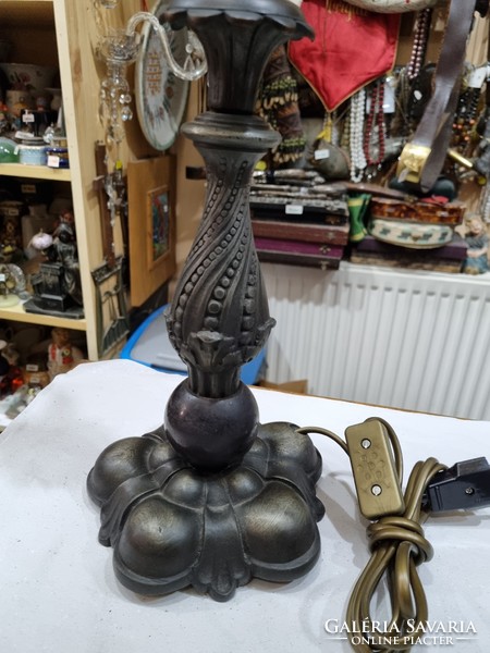 Old metal table lamp