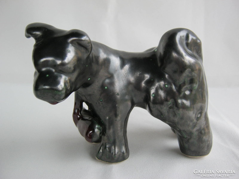 Bodrogkeresztúr ceramic dog