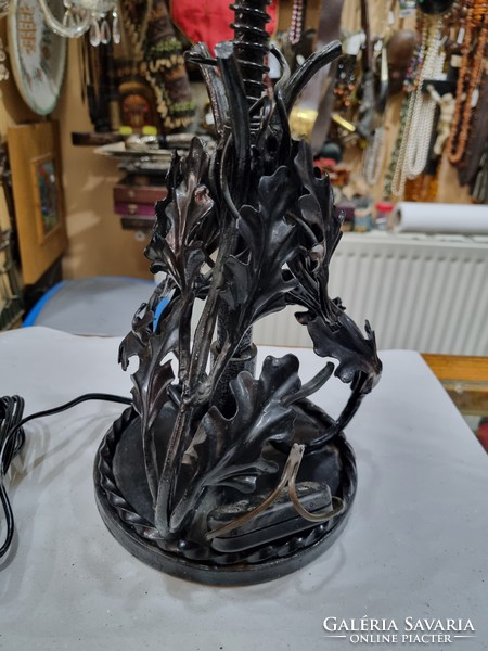 Wrought iron table lamp