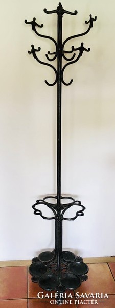 Art Nouveau antique cast iron hanger rare special