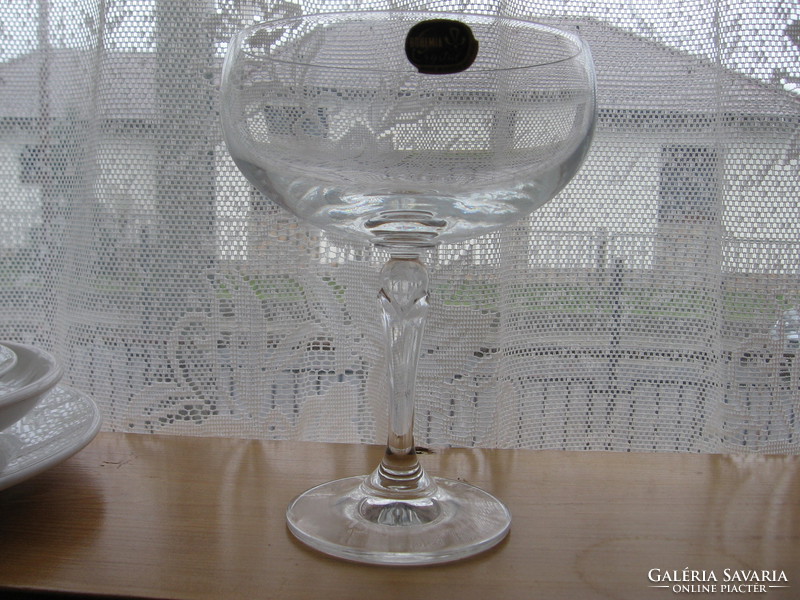 Bohemia Crystal elegáns pezsgős pohár készlet