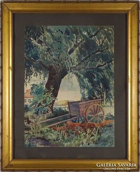 1I373 xx. Hungarian painter of the century: cordé under the willow tree 1932