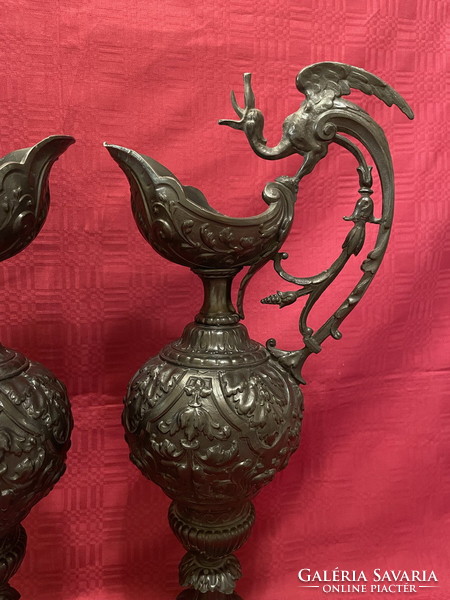 Old neo-renaissance decorative vases in pairs 47.2cm !!