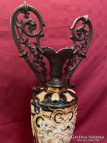 Old neo-renaissance decorative vase with handles 62,7cm !!!!