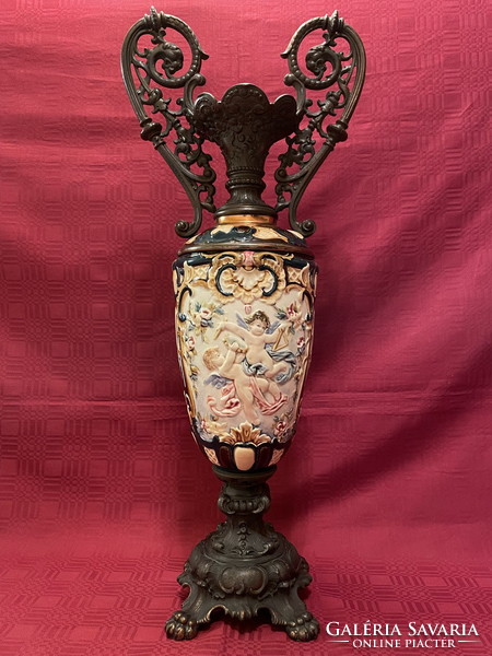 Old neo-renaissance decorative vase with handles 62,7cm !!!!