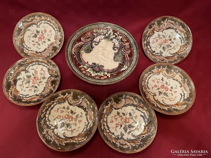 Old, neo-rococo centerpiece, with 6 pieces