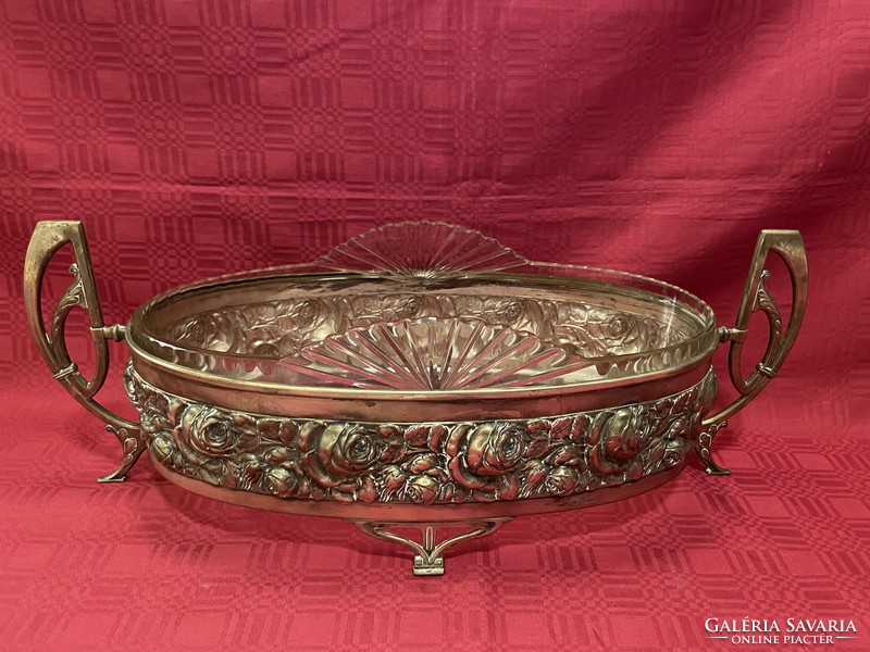 Old huge Art Nouveau dream serving platter