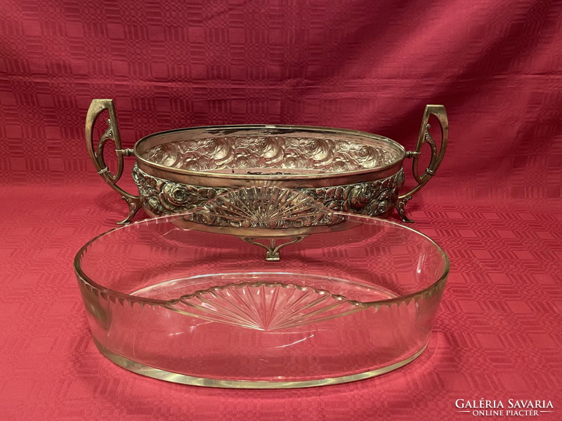 Old huge Art Nouveau dream serving platter