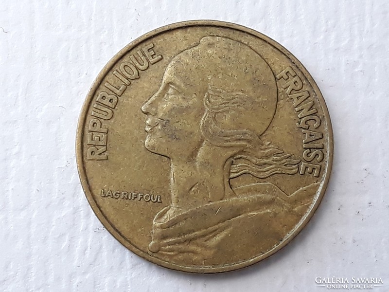 20 centimes 1962 érme - Francia 20 centimes 1962 külföldi pénzérme