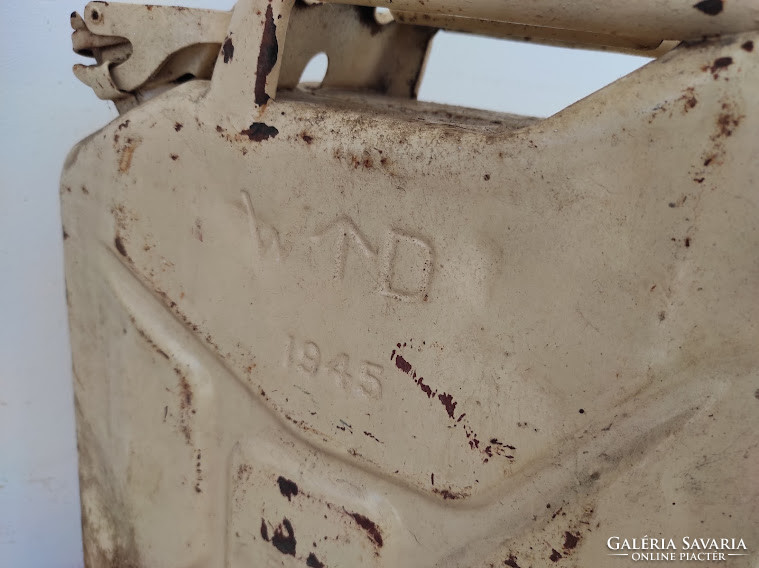 Antik angol autó olajos benzines kanna II. világháború military katona 1945 5396