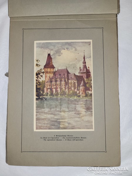 1930 Budapest, képes füzet ifj. Richter Aladár festményeinek színes reprodukcióival
