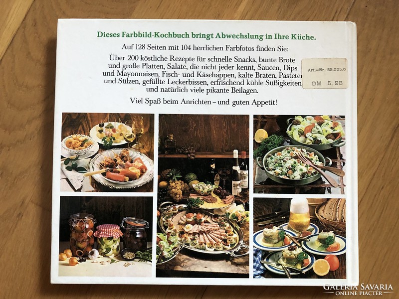 Die besten Rezepte aus der Kaltes Küche - 1978 - német nyelvű könyv