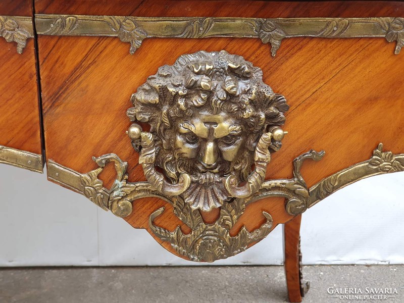 Richly decorated 3-drawer xv. Louis style, 1900. Turn of the century desk for sale / rent