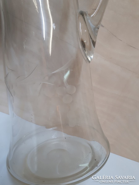 Wine jug with glasses