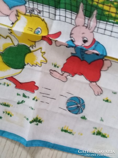Textil zsebkendő -  / gyermek - mese illusztrált