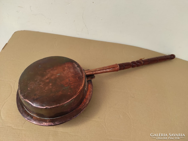Antique copper kitchen utensil coffee roaster with long handle coffee roaster 5362