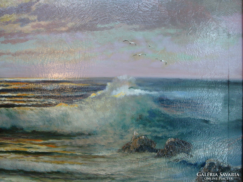 Franz  Waldegg: Az óceán hullámai         F258