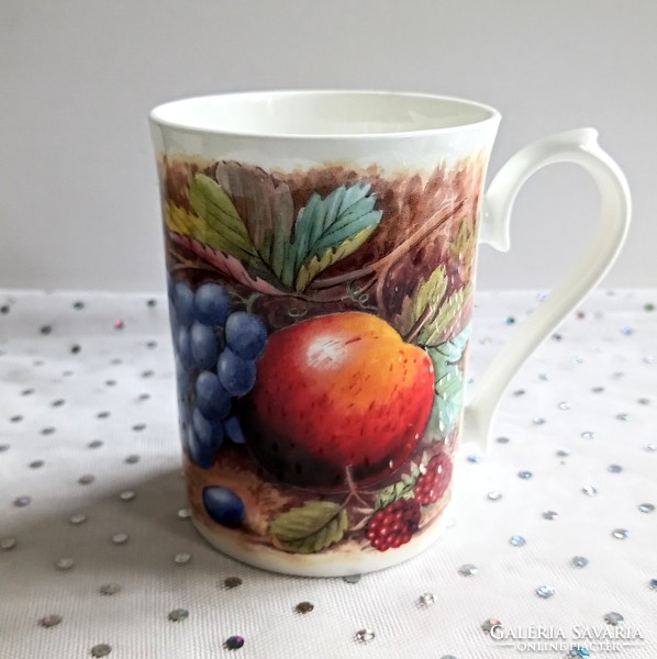 English bone china fruit mug