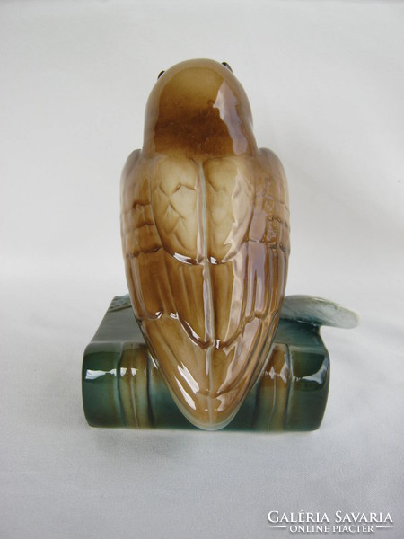 Retro ... Zsolnay porcelain figurine nipple wise owl
