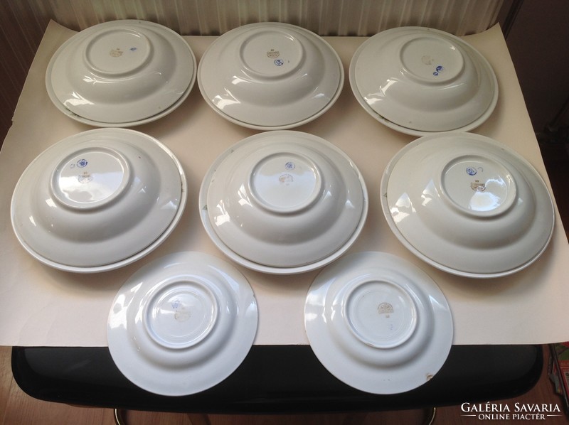 Porcelain plates / 14 pcs / - ditmar-urbach rarity