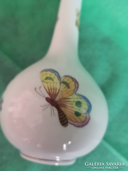 Herendi VBO (Victoria) porcelán váza, 15 cm, (Viktória)