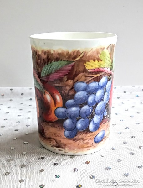 English bone china fruit mug