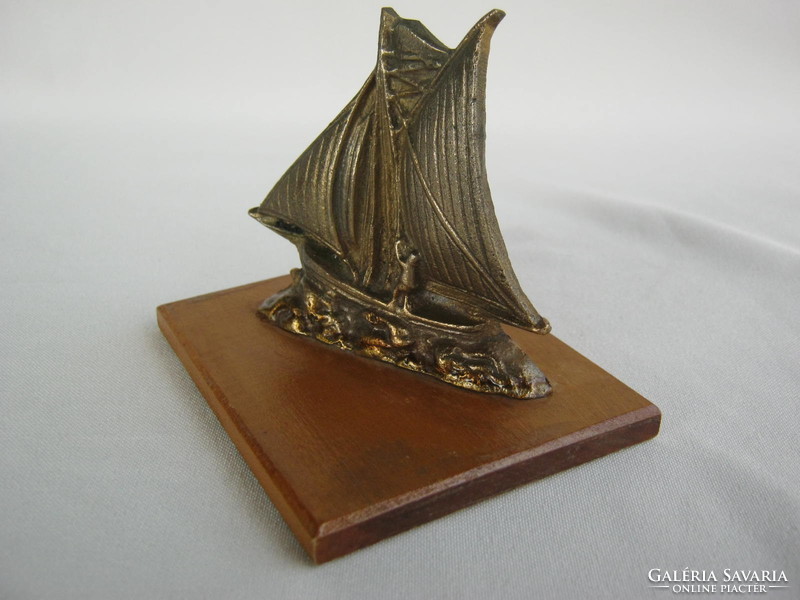 Retro ... Copper sailing ship