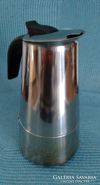 Design form! Retro stainless steel (stainless, metal) simmering coffee machine