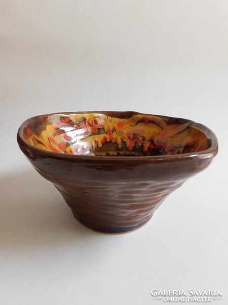 Pesthidegkút retro ceramic bowl