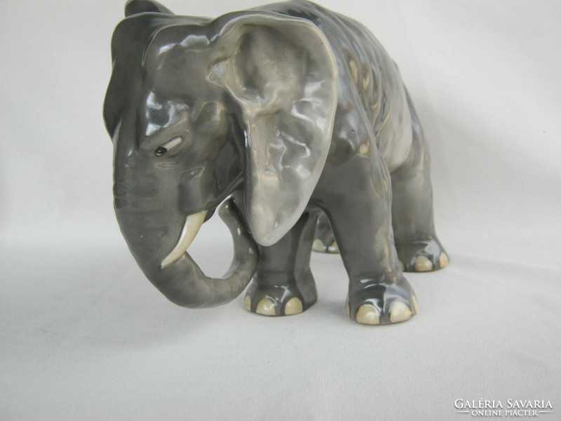 Retro ... Ceramic elephant large size 27 cm