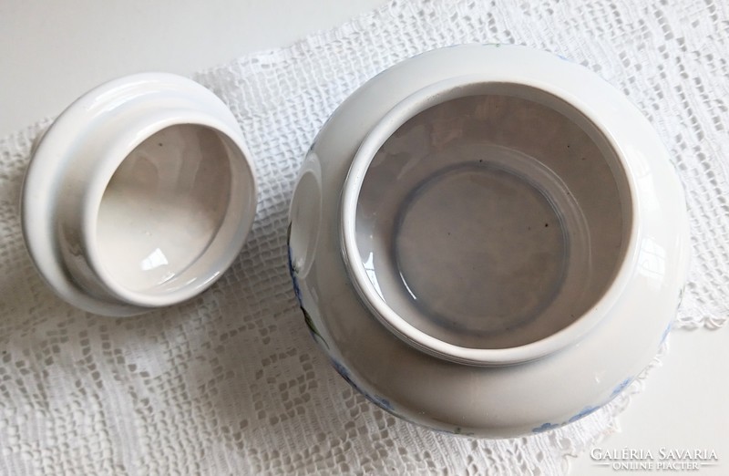 Forget-me-not ceramic sugar bowl 12cm