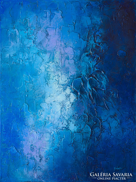 Szilvia Bánki's abstract painting 
