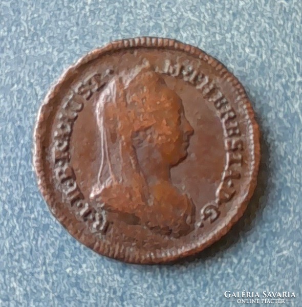 Maria Theresa 1/2 penny 1777 s