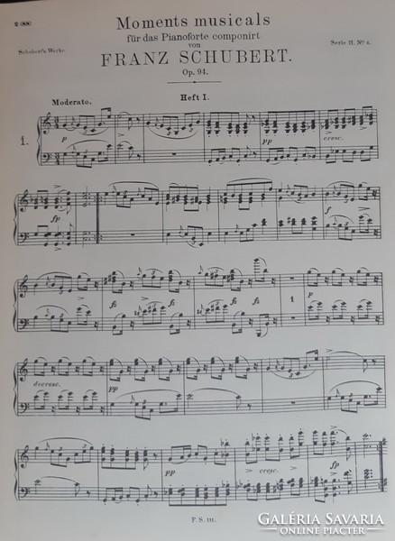 Schubert piano pieces vol. I. Pocket score