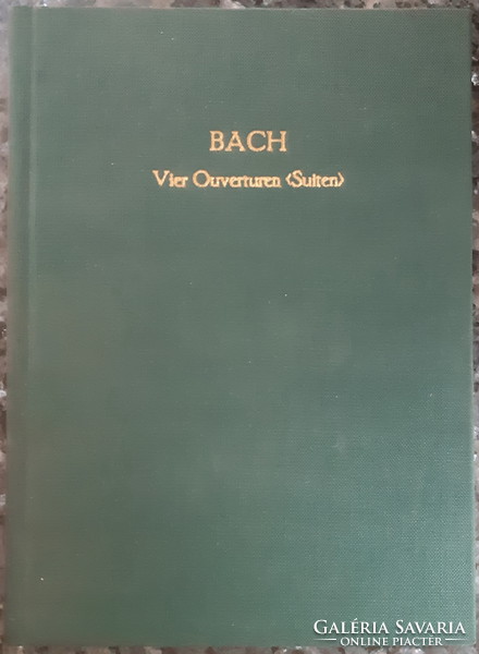 Bach: Vier ouverturen / suiten / zsebpartitúra