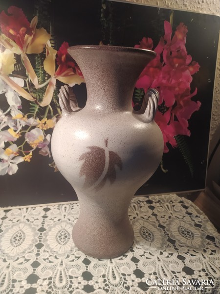 Városlődi Festett hibátlan kerámia váza
