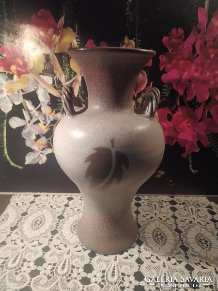 Városlőd painted flawless ceramic vase